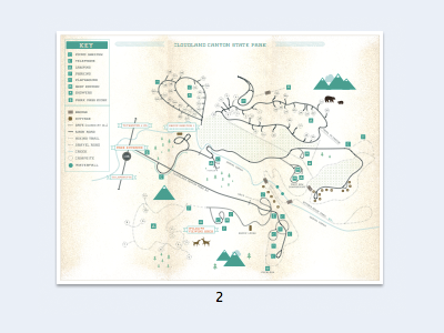 Completed Map camp cloudland canyon forest map state park wedding