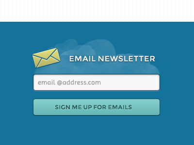 newsie cloud email form newsletter sign up