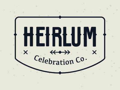 Heirlum Party celebration cubano flashy flashy logo modified type party reverse