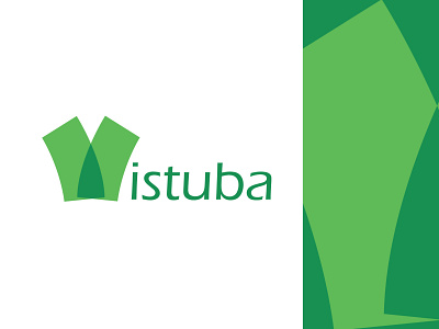 Tree Logo - Vistuba brand brand identity branding card eco exploration figma finance green logo logo design mark ogotype tree trendy