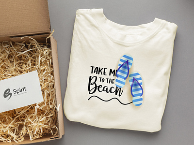Summer T-shirt Design blue brand branding design illustration sea sea beach shirt summer tshirt tshirt design vector