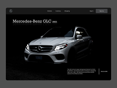 Mercedes Benz GLC Landing Page
