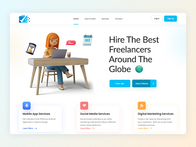 Freelance Website Landing Page