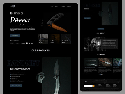 Dagger Landing Page