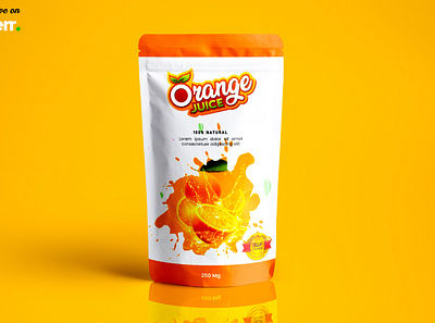 packaging design bottle label box packaging branding design food packaging graphicdesign illustator juce label design logo orange label packaging design packaging designer pouch pouch design pouch packaging product package