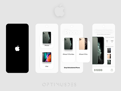 Apple Online Store Concept android app apple black and white clean concept design ecommerce figma flat ios ipad iphone minimal mobile app design mockup online store redesign ui ux