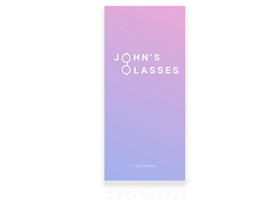 Johns Glasses Prototype android app concept design ecommerce figma ios minimal mobile mobile app design mockup optimusdes principle shop sketch ui user experience user interaction user interface ux