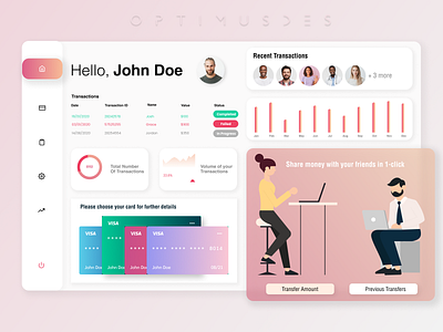Payments Transfer Dashboard - Banking App