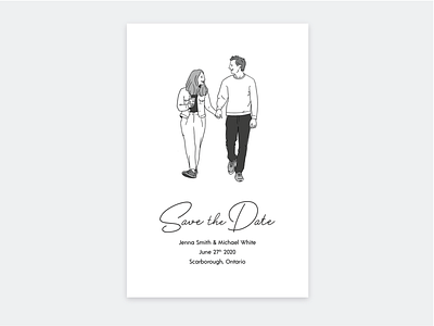 Save the Date Wedding Invitation