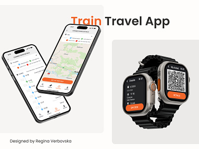 Train Travel App UX & UI Design