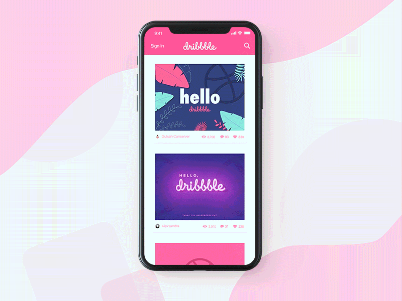 Hello Dribbble!