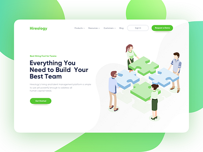 Hireology Web Illustration