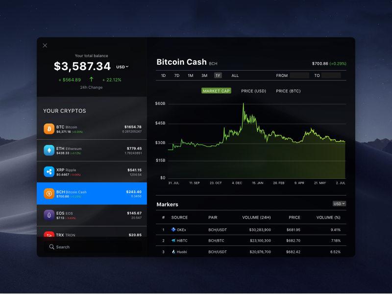 cryptocurrency portfolio manager desktop