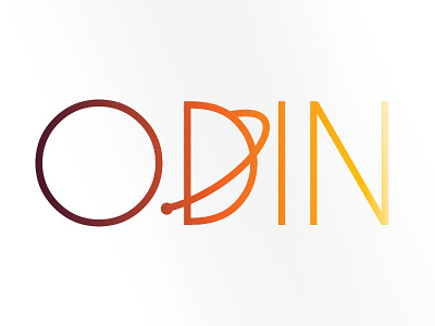 ODIN logo brand design branding branding design design graphicdesign illustration logo logodesign minimal typography