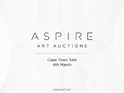 Aspire Art Auctions design advertising branding branding design graphicdesign minimal minimalism minimalistic