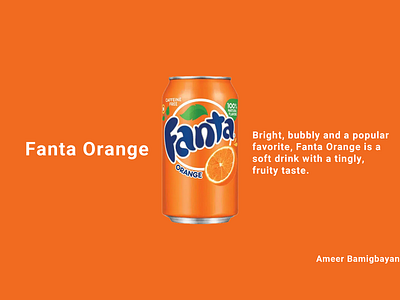 Fanta Orange adobexd app branding design graphic design illustration logo photoshop productdesign ui ux vector