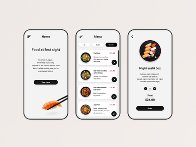 food app design