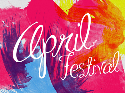 April Festival festival music poster