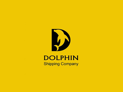 Dolphin Shipping Company Logo art branding design graphic design icon illustration illustrator logo minimal vector zkgopang