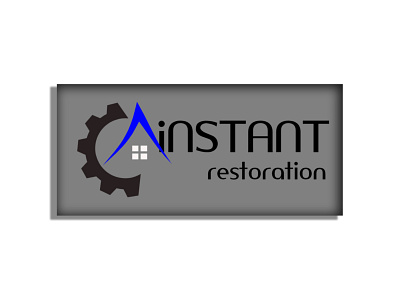 Home restoration logo design