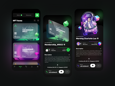 Membership Card NFT Mobile App