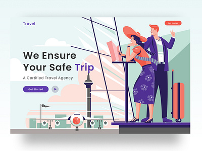 Travel Website Header daily ui designinspiration landingpage landingpage design travel agency website ui ui design ui header design ui inspiration uiux user interface ux research web webdesign website design website header design website mckup website presentation website template wireframing