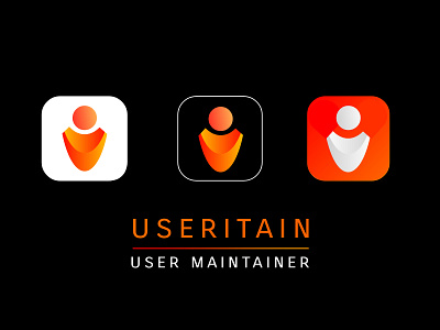 useritain branding design icon illustration logo maintain name simple logo user vector