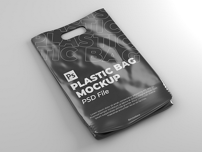 Download Plastic Bag Mockup 2 By Punyaibenk On Dribbble