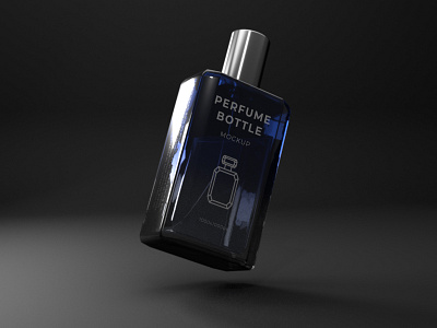 Perfume Bottle Mockup blender3d design illustration mockups mockups design