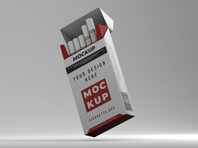 Cigarette Box Mockup blender3d cigarette packaging design illustration mockups mockups design