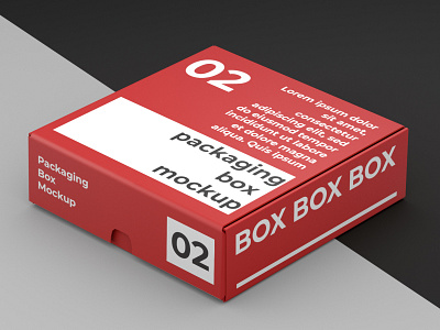 Packaging Box 2 blender3d design illustration mockups mockups design