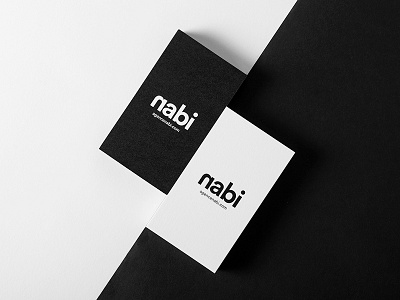 Nabi Business card agency branding businesscard logo