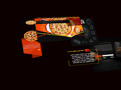 pizza website ui/ux design... yumy yumy art design graphic design icon illustration ui ux vector web website