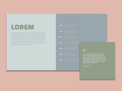 Muted tones / Powerpoint + social media templates