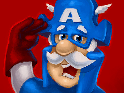 Breakfast Avengers: Cap'n America captain america mascot superhero