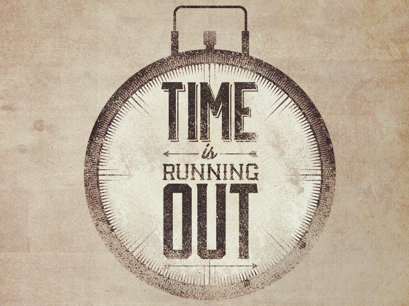 Time Is Running Out by Derek Brown on Dribbble