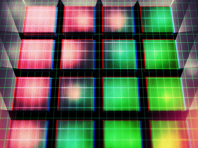 The 80's 80s buttons colors illustration light neon noise spectrum texture