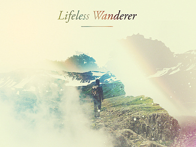 Lifeless Wanderer album design designersmx music playlist