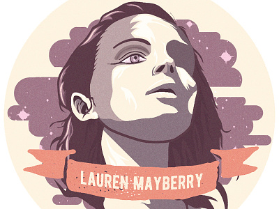 Lauren Mayberry Sticker chvrches design illustration lauren mayberry sticker synth