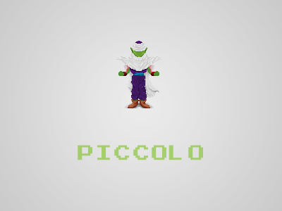 Pixel Piccolo alien dragon ball z namek namekian piccolo