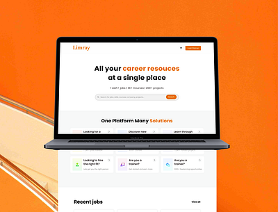 Limray | Website Redesign branding career design designer edtech recruiter redesign ui ux website design