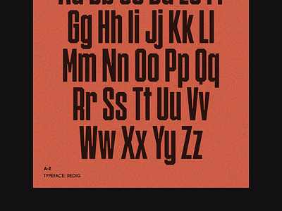 REDIG font type type design typeface typography