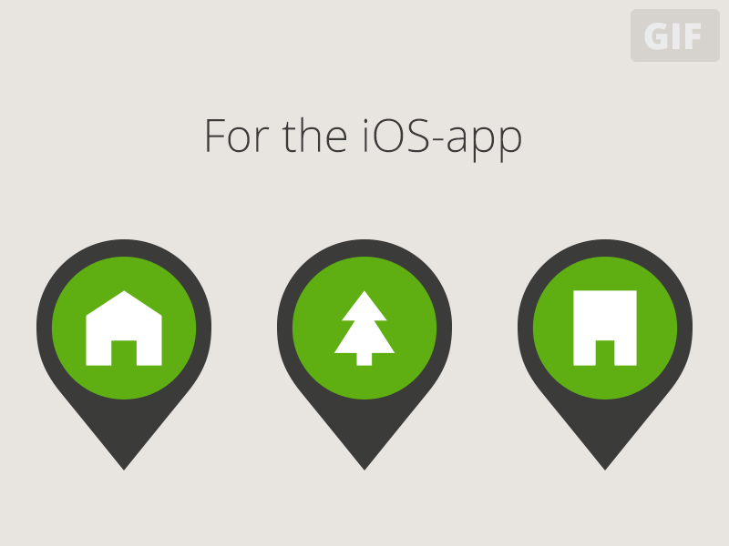 House type map pin