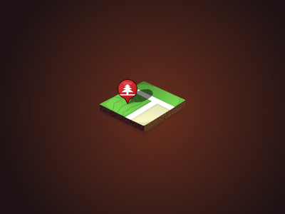 Available land/property icon land map