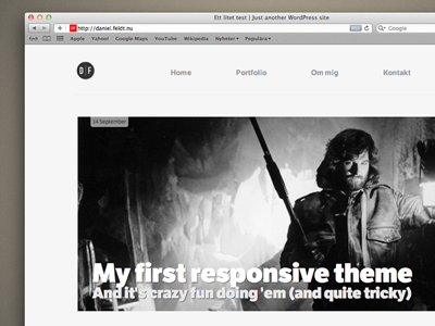 Responsive WordPress Theme - Start