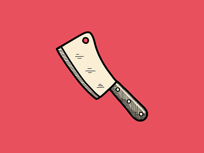 Great Scott on Instagram illustration instagram kitchen knife meat cleaver vector