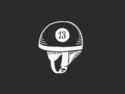 Lucky Thirteen adobe ideas helmet illstration ipad drawing motorcycle helmet