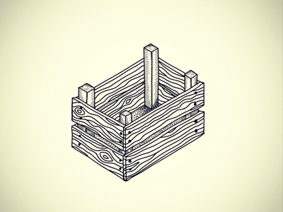 Wooden crate adobe ideas crate illustration wood wooden