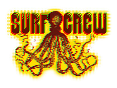Apparel Design animal apparel beach crew hang octopus surf ten tshirt