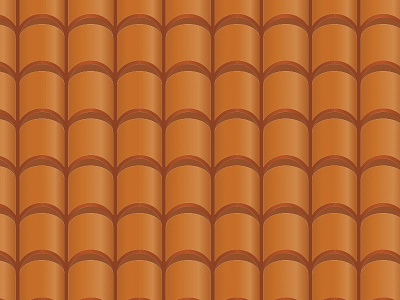 Terracotta Roof Pattern orange pattern repeat roof terracotta